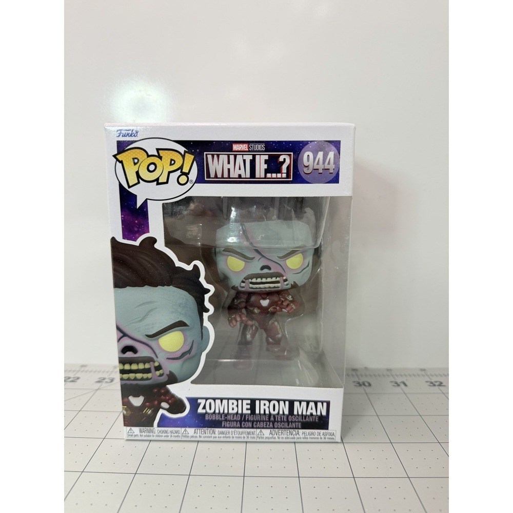 Funko‎ Pop Marvel What If Zombie Iron Man #944 Bobble-Head Vinyl Figure New